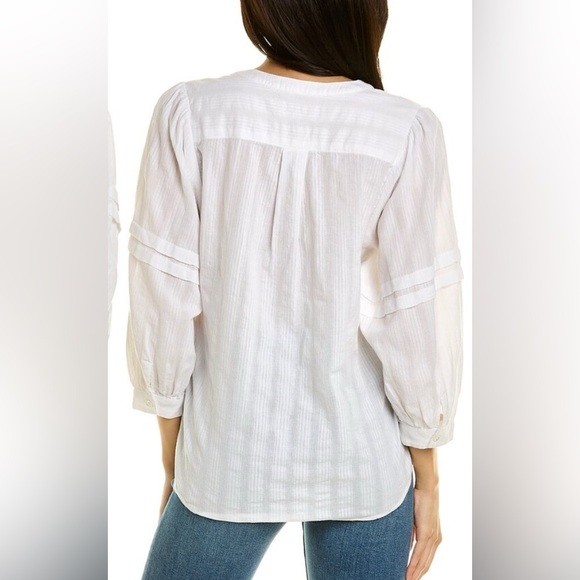 J. McLaughlin linen blend top - Picture 5 of 11